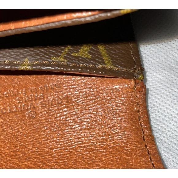 Louis Vuitton Pochette Dame Clutch GM Brown Leather - Picture 11 of 16